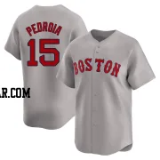 Dustin Pedroia Men's Boston Red Sox Gray Limited Away Jersey