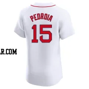 Dustin Pedroia Men's Boston Red Sox White Elite Home Jersey