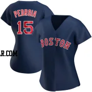 Dustin Pedroia Women's Boston Red Sox Navy Authentic Alternate Jersey