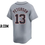 Dustin Peterson Youth Detroit Tigers Gray Limited Road Jersey