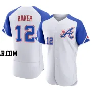 Dusty Baker Men's Atlanta Braves White Authentic 2023 City Connect Jersey