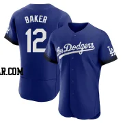 Dusty Baker Men's Los Angeles Dodgers Royal Authentic 2021 City Connect Jersey