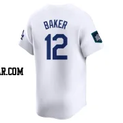 Dusty Baker Men's Los Angeles Dodgers White Limited 2024 World Tour Seoul Series Home Jersey