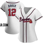 Dusty Baker Women's Atlanta Braves White Authentic Home Jersey