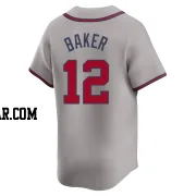 Dusty Baker Youth Atlanta Braves Gray Limited Away Jersey