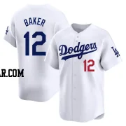 Dusty Baker Youth Los Angeles Dodgers White Limited Home Jersey