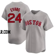 Dwight Evans Men's Boston Red Sox Gray Limited Away Jersey