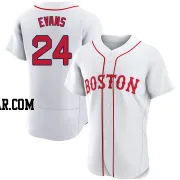 Dwight Evans Men's Boston Red Sox White Authentic 2021 Patriots' Day Jersey