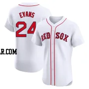 Dwight Evans Men's Boston Red Sox White Elite Home Jersey