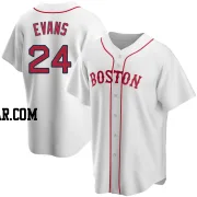 Dwight Evans Men's Boston Red Sox White Replica Alternate Jersey