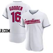 Dwight Gooden Men's Cleveland Guardians White Authentic Home Jersey