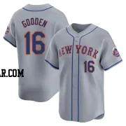 Dwight Gooden Men's New York Mets Gray Limited Away Jersey