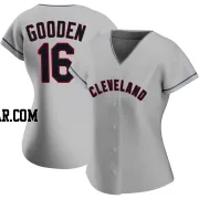 Dwight Gooden Women's Cleveland Guardians Gray Authentic Road Jersey