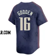 Dwight Gooden Youth Cleveland Guardians Navy Limited 2024 City Connect Jersey