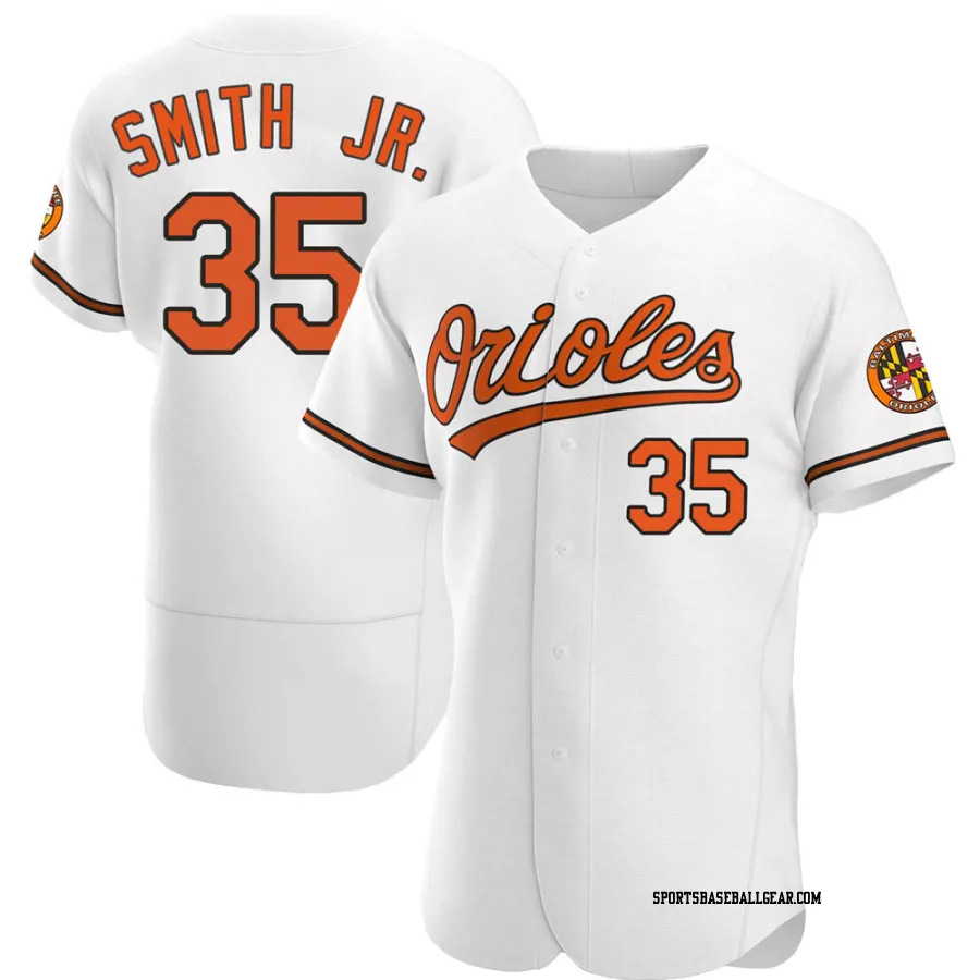 Dwight Smith Jr. Men's Baltimore Orioles White Authentic Home Jersey