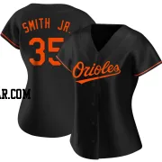 Dwight Smith Jr. Women's Baltimore Orioles Black Authentic Alternate Jersey