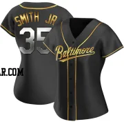 Dwight Smith Jr. Women's Baltimore Orioles Black Golden Replica Alternate Jersey