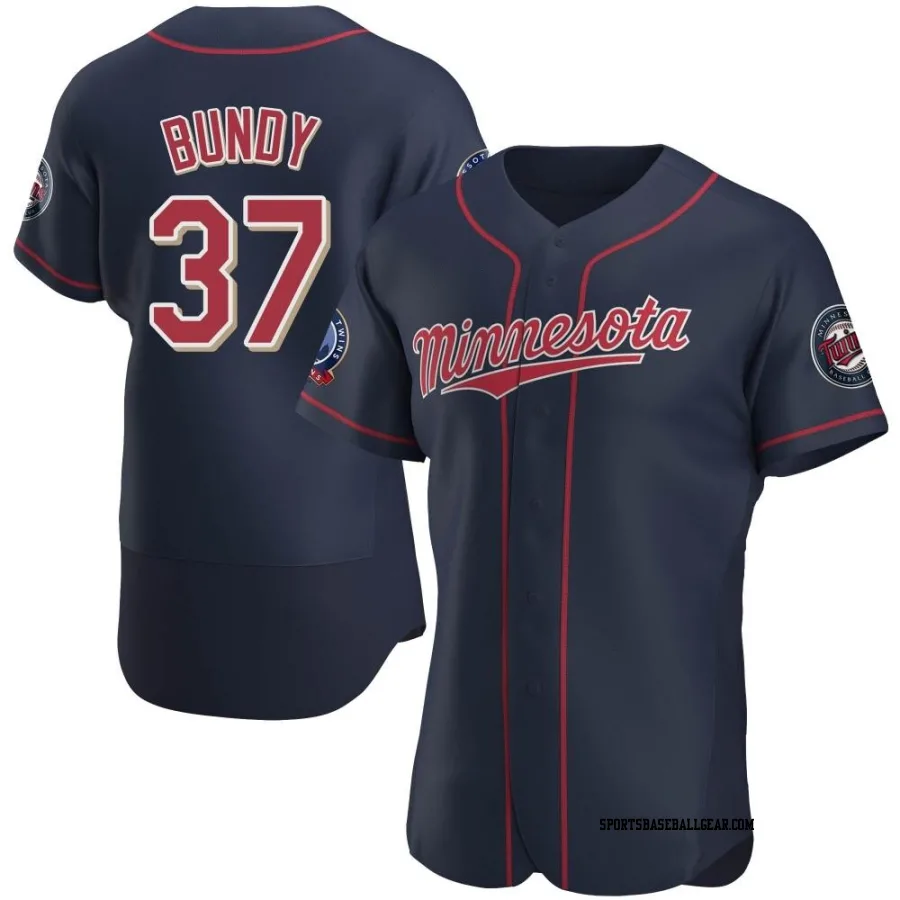 Dylan Bundy Men's Minnesota Twins Navy Authentic Alternate 60th Season Jersey