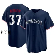 Dylan Bundy Men's Minnesota Twins Navy Replica Alternate Jersey