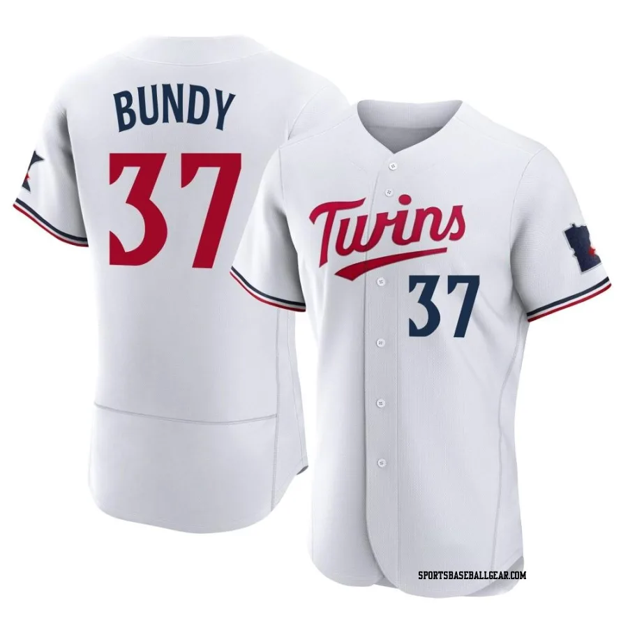 Dylan Bundy Men's Minnesota Twins White Authentic Home Jersey