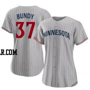 Dylan Bundy Women's Minnesota Twins Gray Authentic Road Jersey