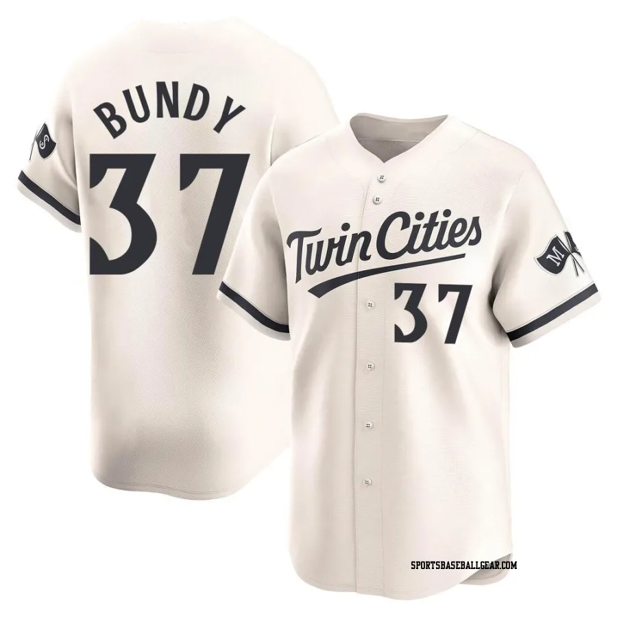 Dylan Bundy Youth Minnesota Twins Cream Limited Alternate Jersey