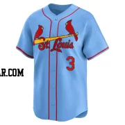 Dylan Carlson Men's St. Louis Cardinals Light Blue Limited Alternate Jersey