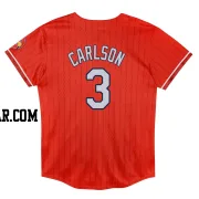 Dylan Carlson Toddler St. Louis Cardinals Red Limited Preschool 2024 City Connect Jersey