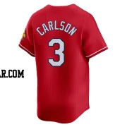 Dylan Carlson Youth St. Louis Cardinals Red Limited 2024 City Connect Jersey