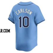 Dylan Carlson Youth Tampa Bay Rays Light Blue Limited Alternate Jersey