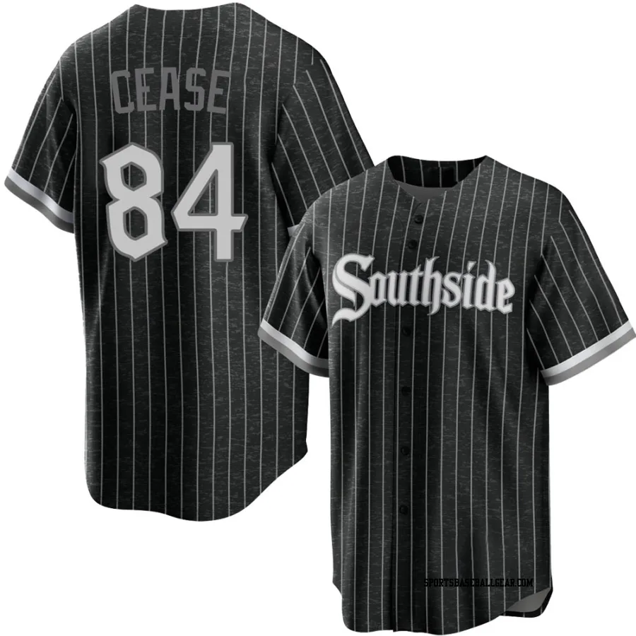 Dylan Cease Men's Chicago White Sox Black Replica 2021 City Connect Jersey