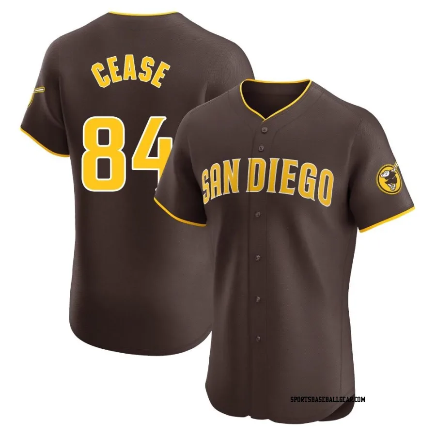 Dylan Cease Men's San Diego Padres Brown Elite Road Vapor Premier Jersey