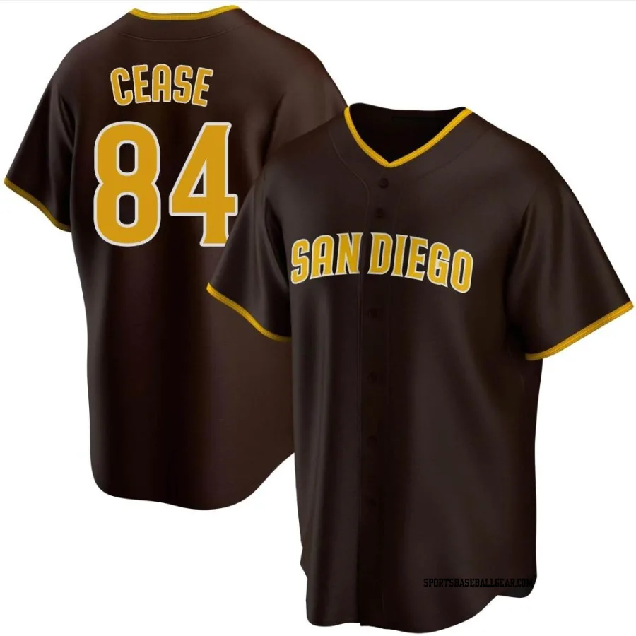 Dylan Cease Men's San Diego Padres Brown Replica Road Jersey