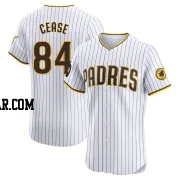 Dylan Cease Men's San Diego Padres White Elite Home Patch Jersey