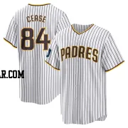 Dylan Cease Men's San Diego Padres White Replica 2024 World Tour Seoul Series Home Jersey