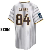 Dylan Cease Men's San Diego Padres White Replica 2024 World Tour Seoul Series Home Jersey