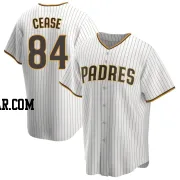 Dylan Cease Men's San Diego Padres White/Brown Replica Home Jersey