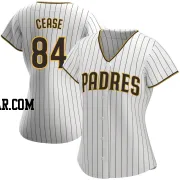 Dylan Cease Women's San Diego Padres White/Brown Replica Home Jersey