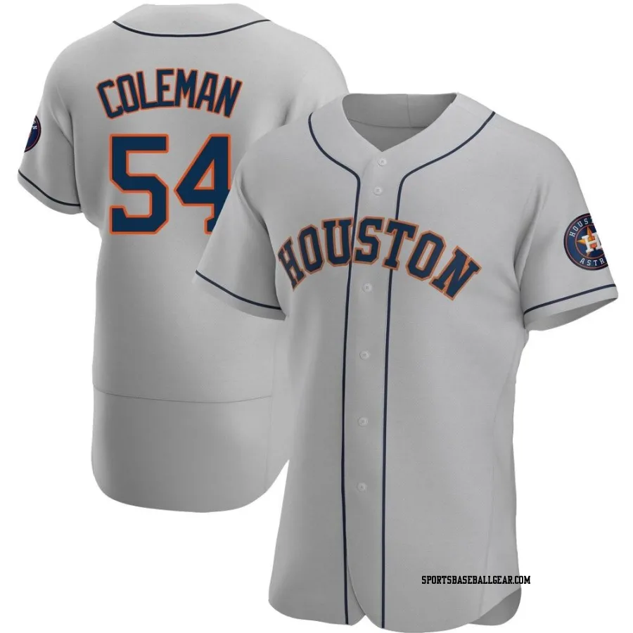 Dylan Coleman Men's Houston Astros Gray Authentic Road Jersey