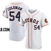 Dylan Coleman Men's Houston Astros White Authentic 2022 World Series Champions Home Jersey