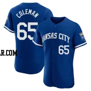 Dylan Coleman Men's Kansas City Royals Royal Authentic 2022 Alternate Jersey