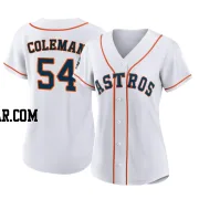 Dylan Coleman Women's Houston Astros White Replica 2022 World Series Home Jersey