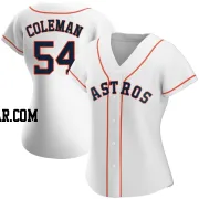 Dylan Coleman Women's Houston Astros White Replica Home Jersey