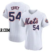 Dylan Covey Men's New York Mets White Elite Home Jersey