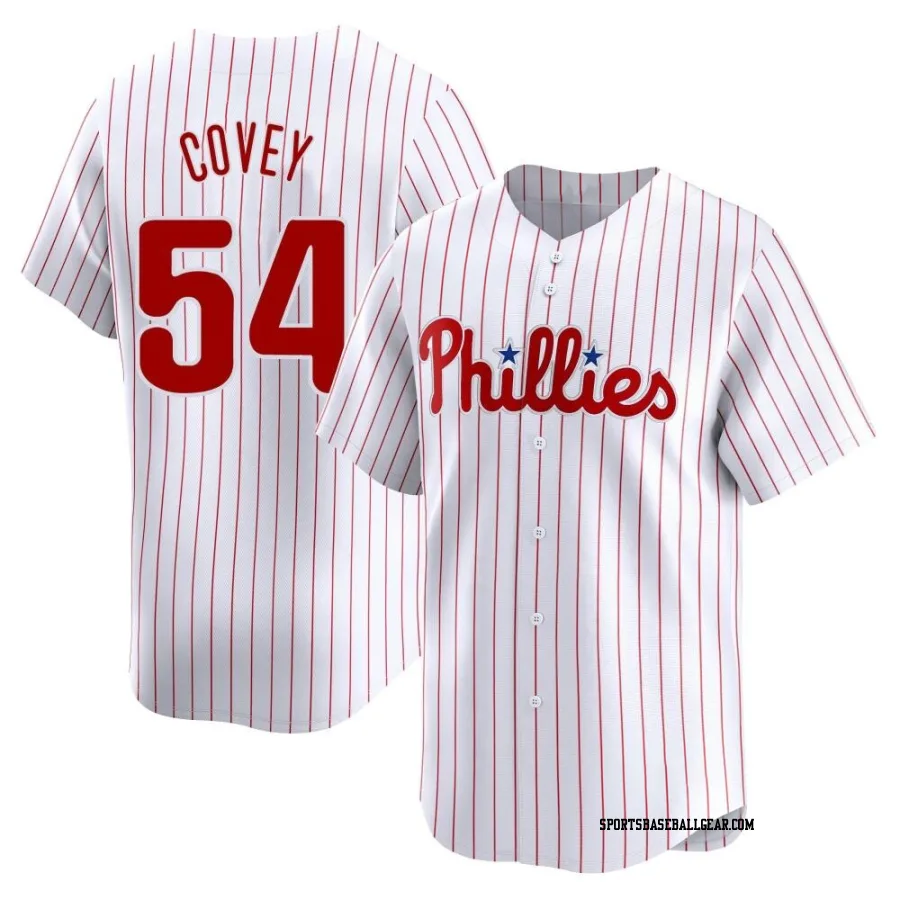 Dylan Covey Men's Philadelphia Phillies White Limited Home Jersey