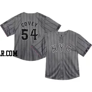 Dylan Covey Toddler New York Mets Limited Graphite 2024 City Connect Jersey