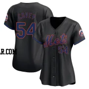 Dylan Covey Women's New York Mets Black Limited Alternate Jersey