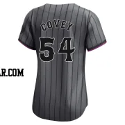 Dylan Covey Women's New York Mets Limited Graphite 2024 City Connect Jersey