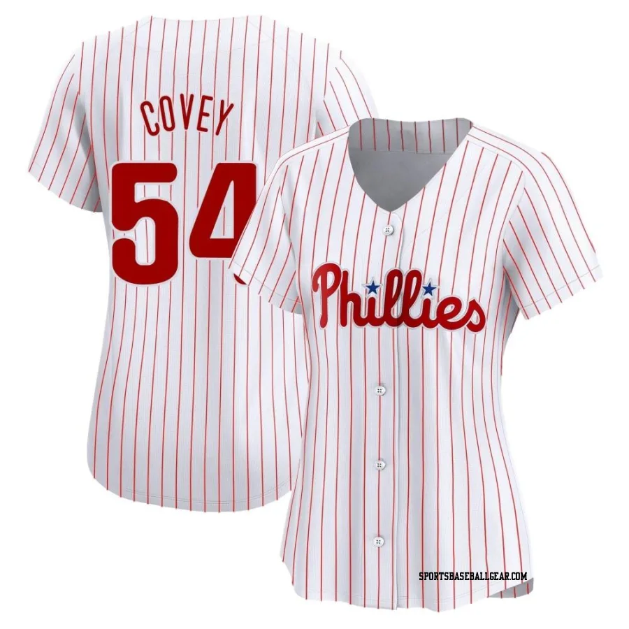 Dylan Covey Women's Philadelphia Phillies White Limited Home Jersey