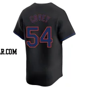 Dylan Covey Youth New York Mets Black Limited Alternate Jersey